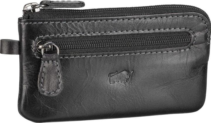 Actual product image Braun Büffel Arezzo leather key case 11 cm