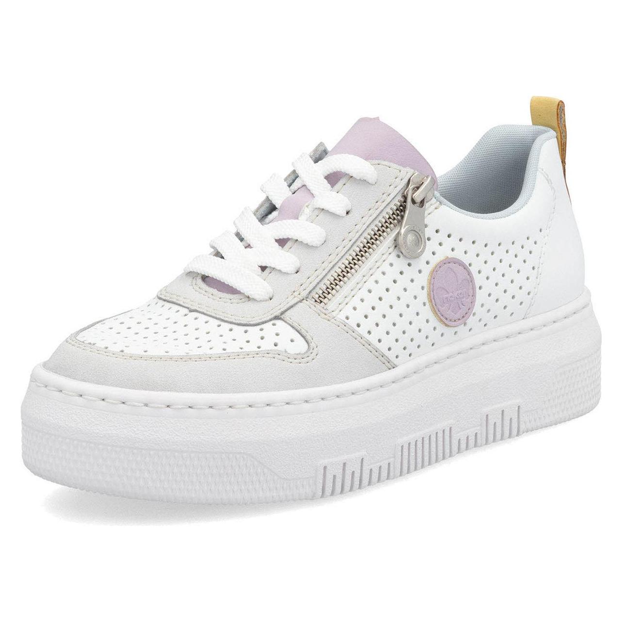 Rieker, Vrouwen, Sneakers, M1905 - 58949, Wit, (40)