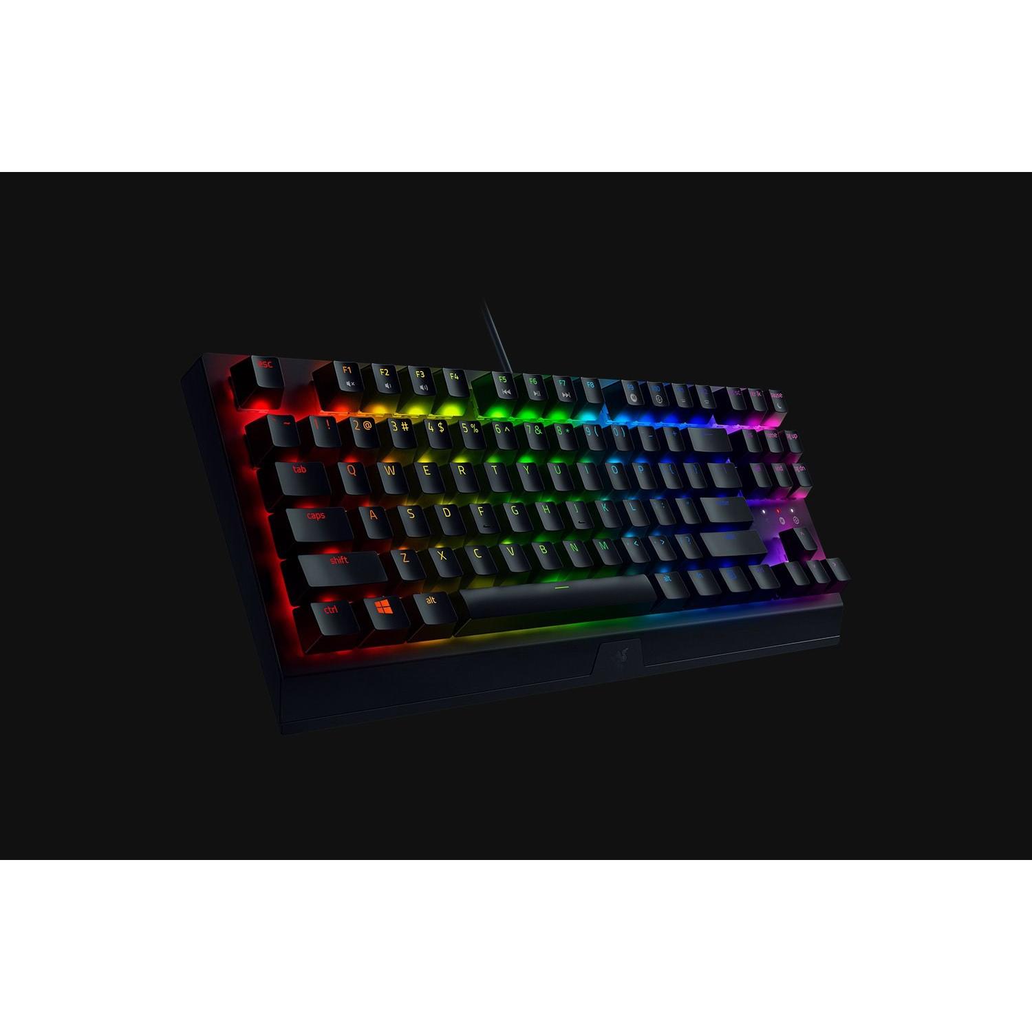 Razer BlackWidow V3 TKL (US, Kabelgebunden), Tastatur, Schwarz