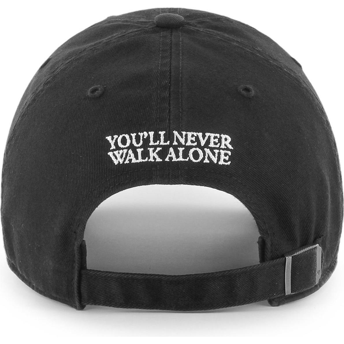Thumbnail - 47 Brand, Herren, Cap, Relaxedfit Clean Up Arched FC Liverpool, Schwarz, (One Size)
