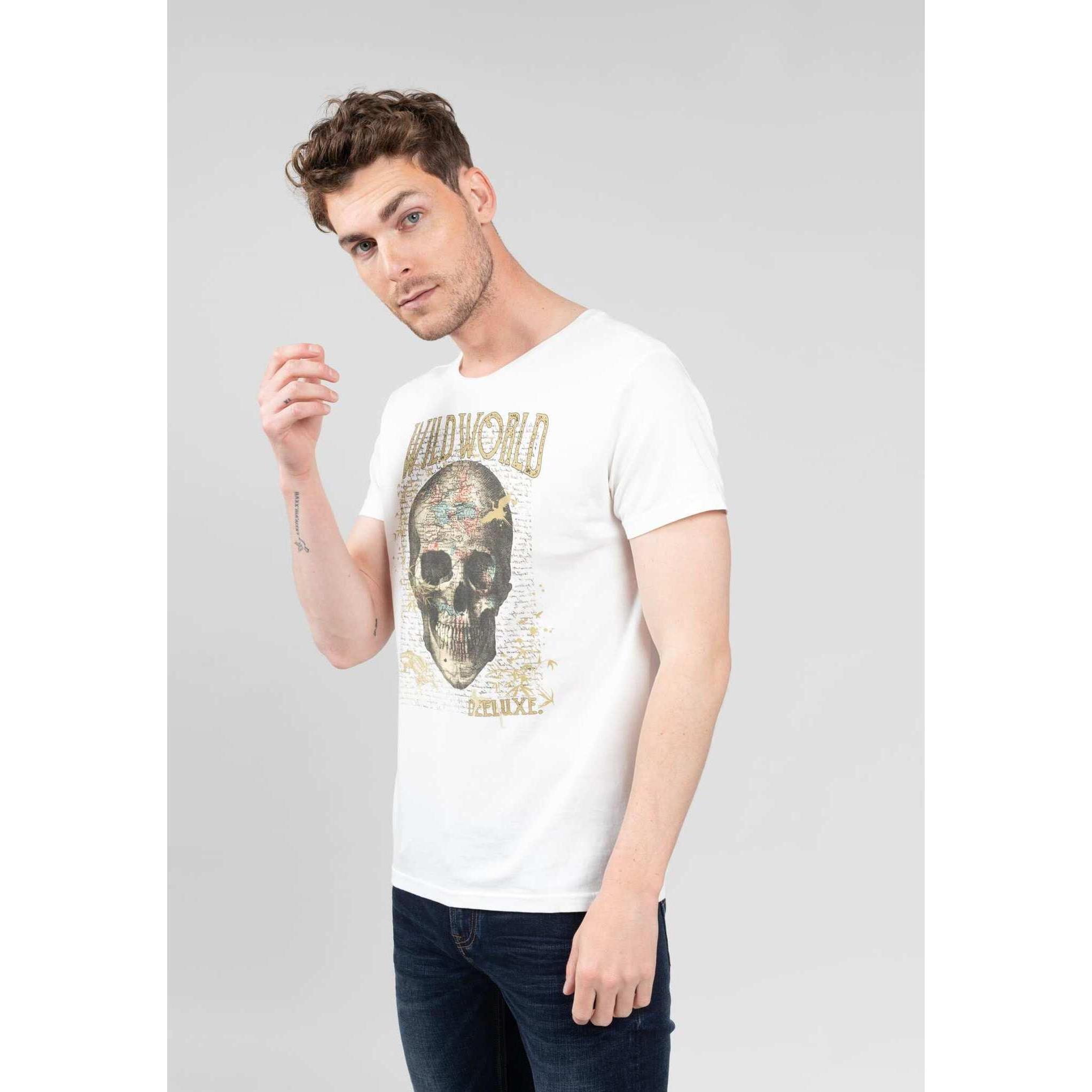 Deeluxe, Herren, Shirt, t-shirt, Weiss, (XL)