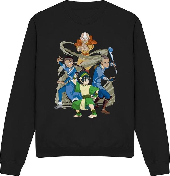 Actual product image Avatar: The Last Airbender Unisex Adult Team Avatar Elements Sweatshirt (XXL)
