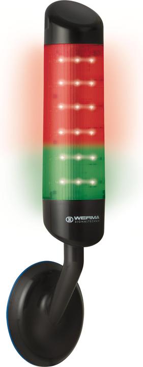 Actual product image Werma CleanSIGN tower beacon 24Vdc RGY