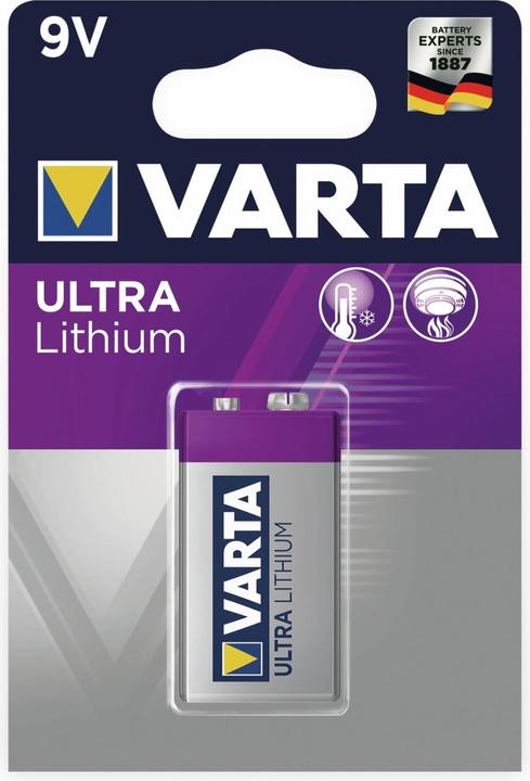 Varta ULTRA Lithium (1 pcs., 9V Block, 1150 mAh)