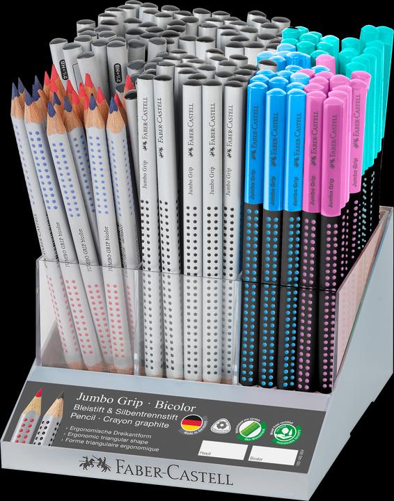 Produktbild Faber-Castell Schulbleistift JUMBO G. silber (B, 144 x)
