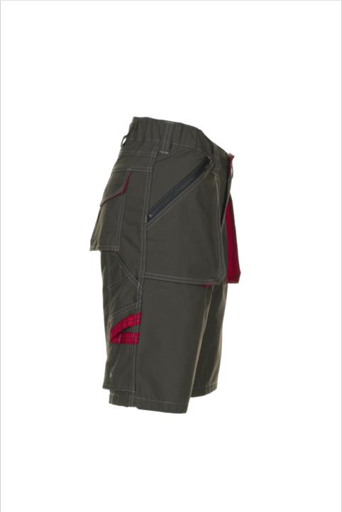 Produktbild Planam Shorts oliv/rot S M (M)