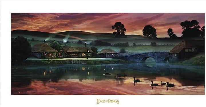 Weta Workshop Le Seigneur des Anneaux impression Art Print Return to the Green Dragon Inn 59 x 42 cm (59 x 42 cm)