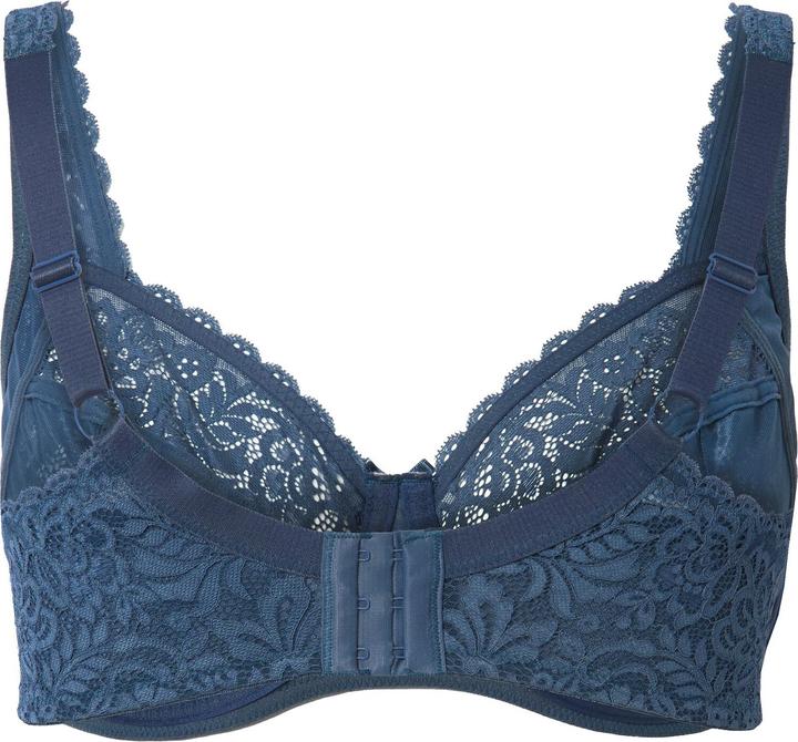 Image du produit Ulla Popken Soutien-gorge à armatures, dentelle florale, entièrement confectionné en dentelle, bonnet C-E (105 G)