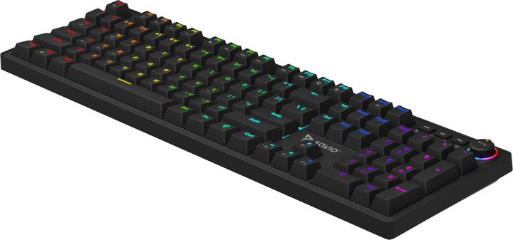 Actual product image Savio STYX Outemu Blue Hot Swap RGB Tastatur Gaming (Eng. Int., Cable)