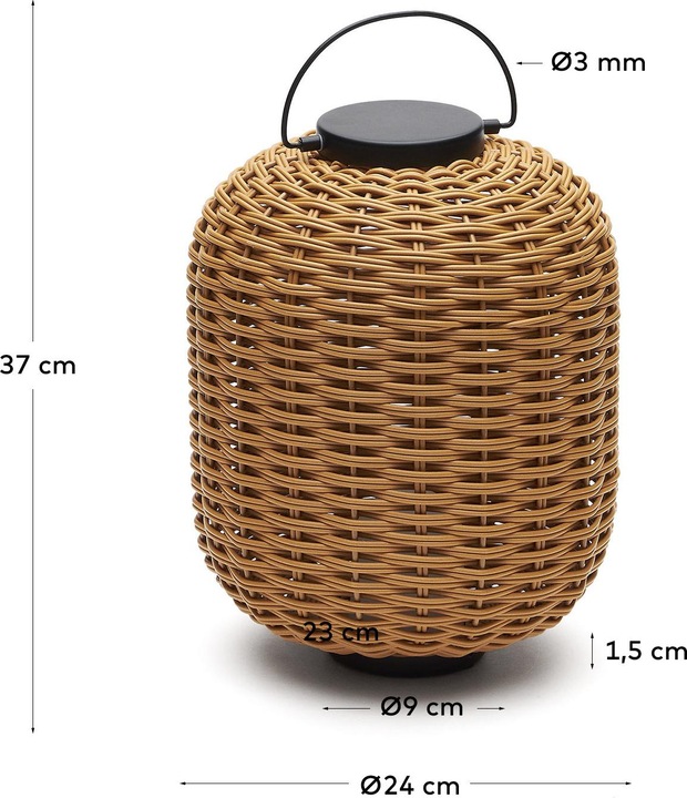 Immagine prodotto Kave Home Saranella (Ø 24 x 37 cm, 1 x)