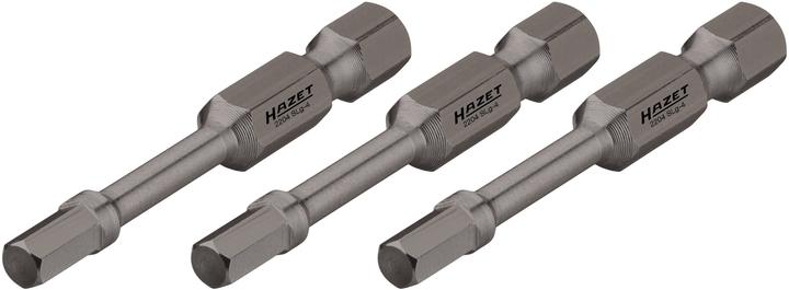 Produktbild HAZET Schlag-, Maschinenschrauber Torsions-Bits 2204SLG-3/3 ∙ Sechskant6,3 (1/4 Zoll) ∙ Innen Sechs… (Innensechskant)