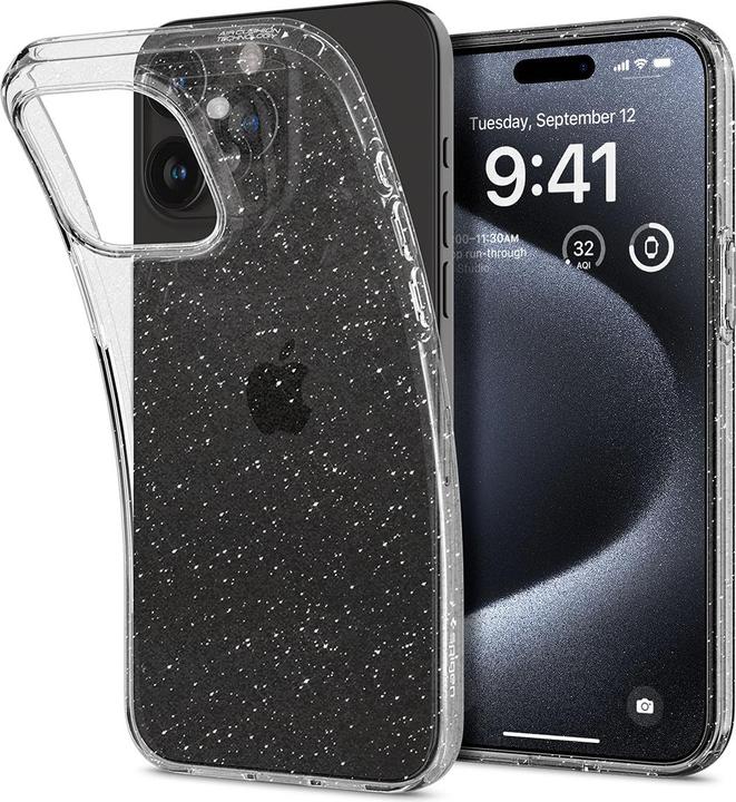 Immagine prodotto Spigen Cristallo Liquido Iphone 15 Pro Cristallo Glitter (Apple iPhone 15 Pro)