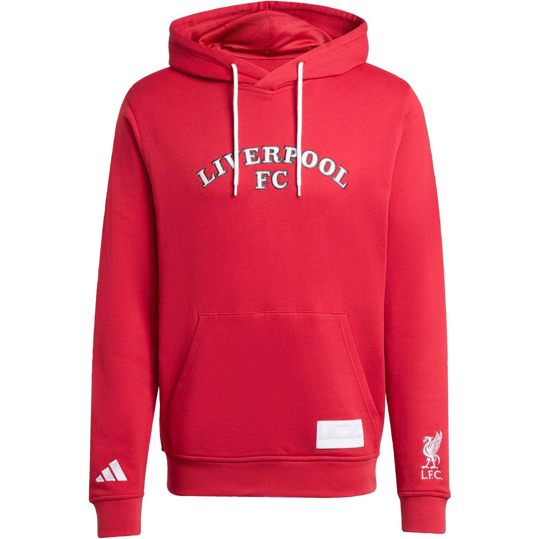 Adidas, Felpa + Maglione, Liverpool-Hoodie, (L)