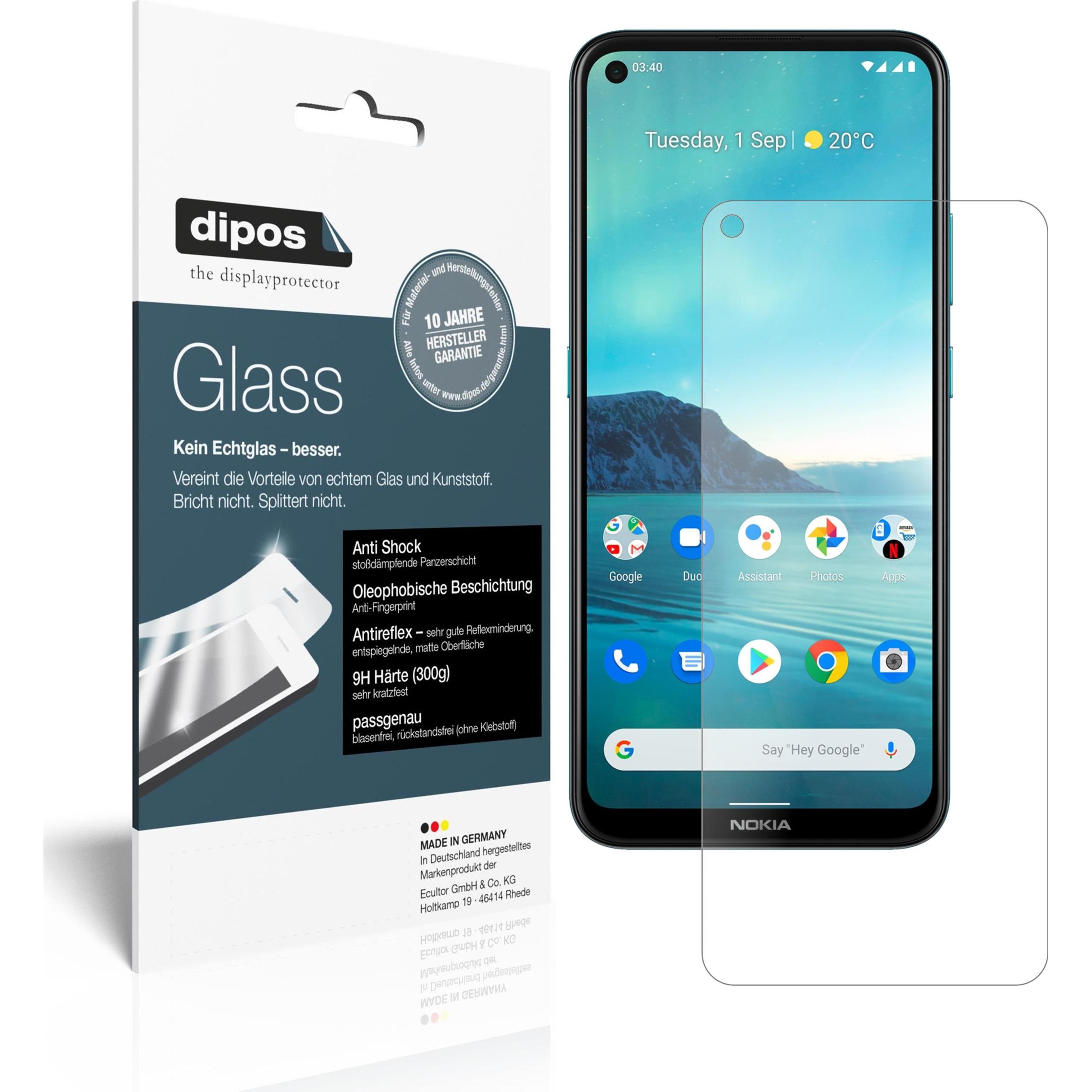 Thumbnail - Dipos Displayschutz Anti-Shock (2 Stück, Nokia 3.4), Smartphone Schutzfolie, Transparent
