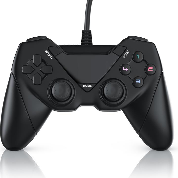 Produktbild CSL 2x Gamepad Set, Gaming USB Controller für Android, PC / PS3 / Playstation / Direct-Input / X-Input (Android, PC)