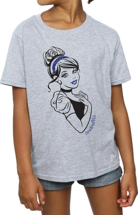 Image du produit Disney Princess - T-shirt CINDERELLA GLITTER - Fille (116)