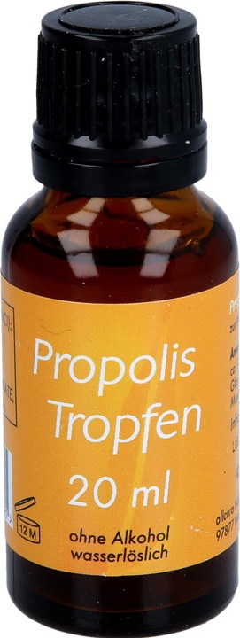 Produktbild Allcura Propolis Tropfen ohne Alkohol, 20 ml Lösung (20 ml, Mundspülung)