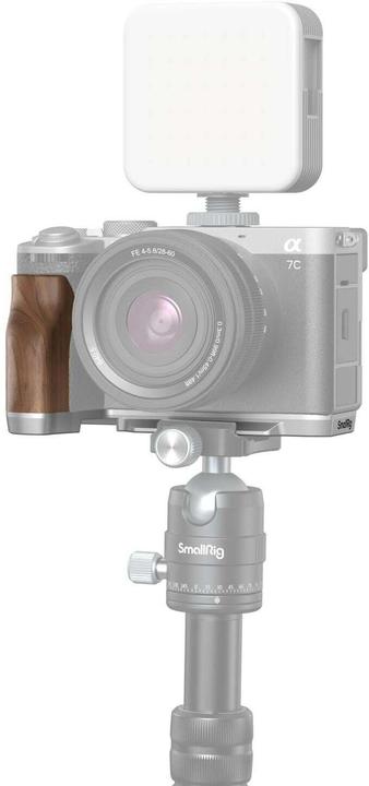 Produktbild SmallRig L-Shape Mount Plate with Wooden Handle (Diverses Video Zubehör, Griff)