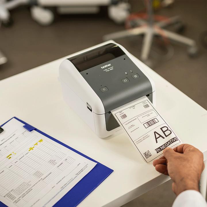 Actual product image Brother TD-4410D DT 203DPI 4IN LABEL/RECEIPT ONLY UK/IRE IN MSD IN PRNT (203 dpi)