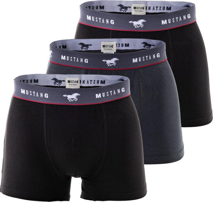 Produktbild Mustang Boxershorts Casual Stretch (L, 3er Pack)