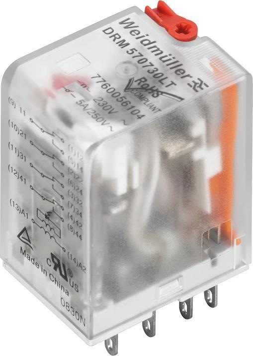 Produktbild Weidmüller Steckrelais 115 V/AC 5 A 4 Wec