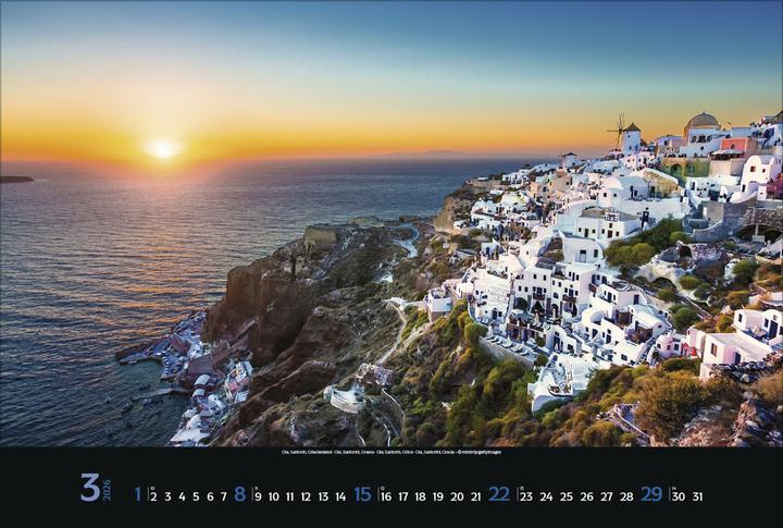 Image du produit Verlag Bildkalender Trauminseln 2026, Papierformat: Kein