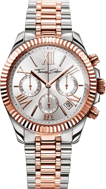 Immagine prodotto Thomas Sabo Orologio da donna Divine (Cronografo, Orologio da polso analogico, 38 mm)