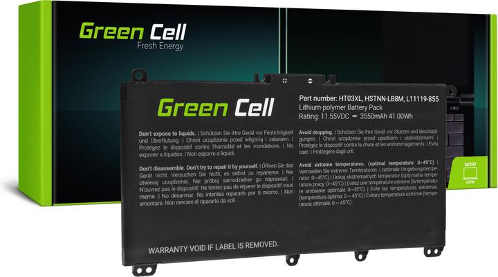 GreenCell HT03XL (3 Cellen, 3400 mAh)