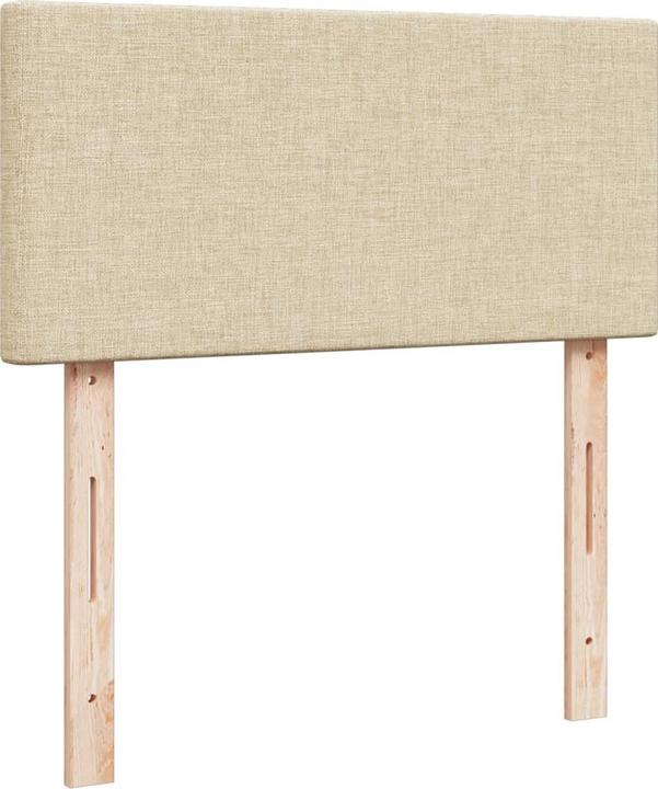 Actual product image vidaXL Bo x springbett mit Matratze 80 x 200 cm Stoff (80 x 200 cm)