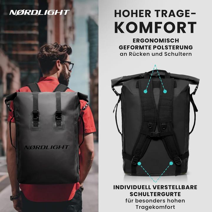 Produktbild Nordlight Wasserdichter Rucksack (35 l)