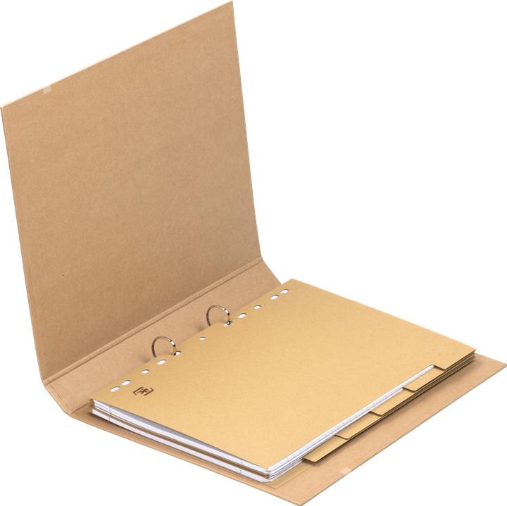 Immagine prodotto Elba Raccoglitore ad anelli Touareg, DIN A4, beige, cartone rigido a 2 anelli, larghezza dorso: 35 mm (A4, 32 mm, 1 pz.)
