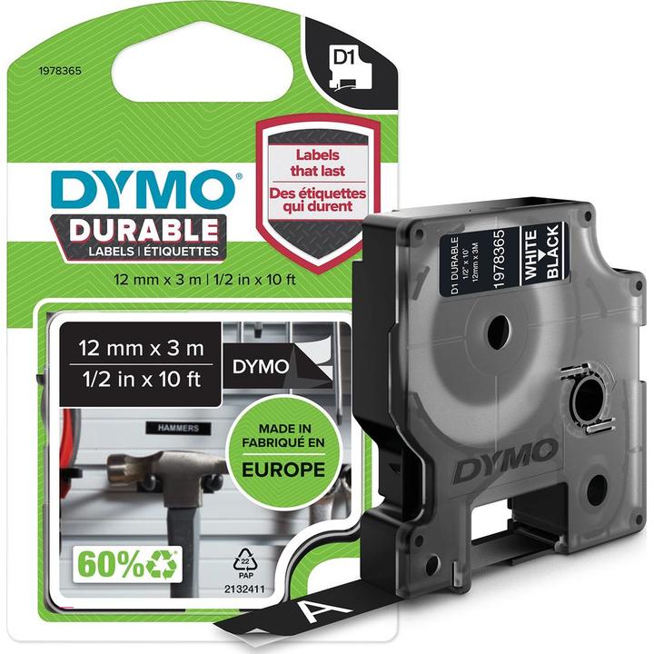 Actual product image Dymo D1 (1.20 cm, Black)