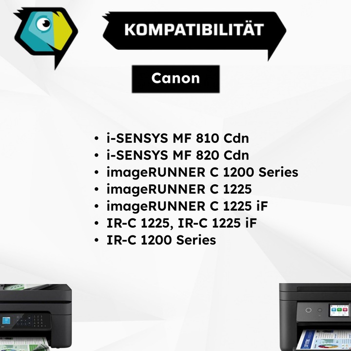 Actual product image Inkadoo Toner compatible with Canon 9451B001 / 034 toner, yellow Yellow (Y)