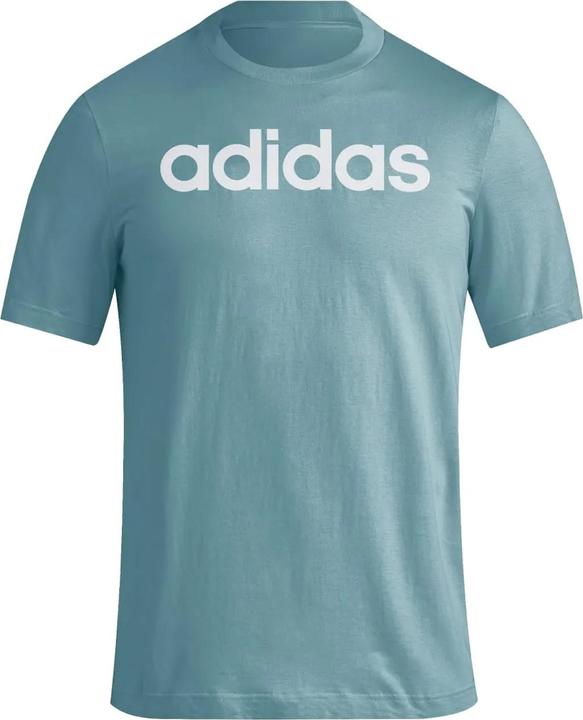Actual product image adidas Mens Essentials Linear Embroidered Logo T-Shirt (S)