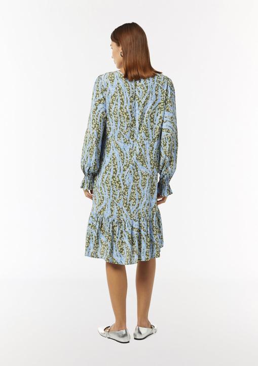Image du produit Comma Kleid Kurzes Kleid mit Volant-Details (32)