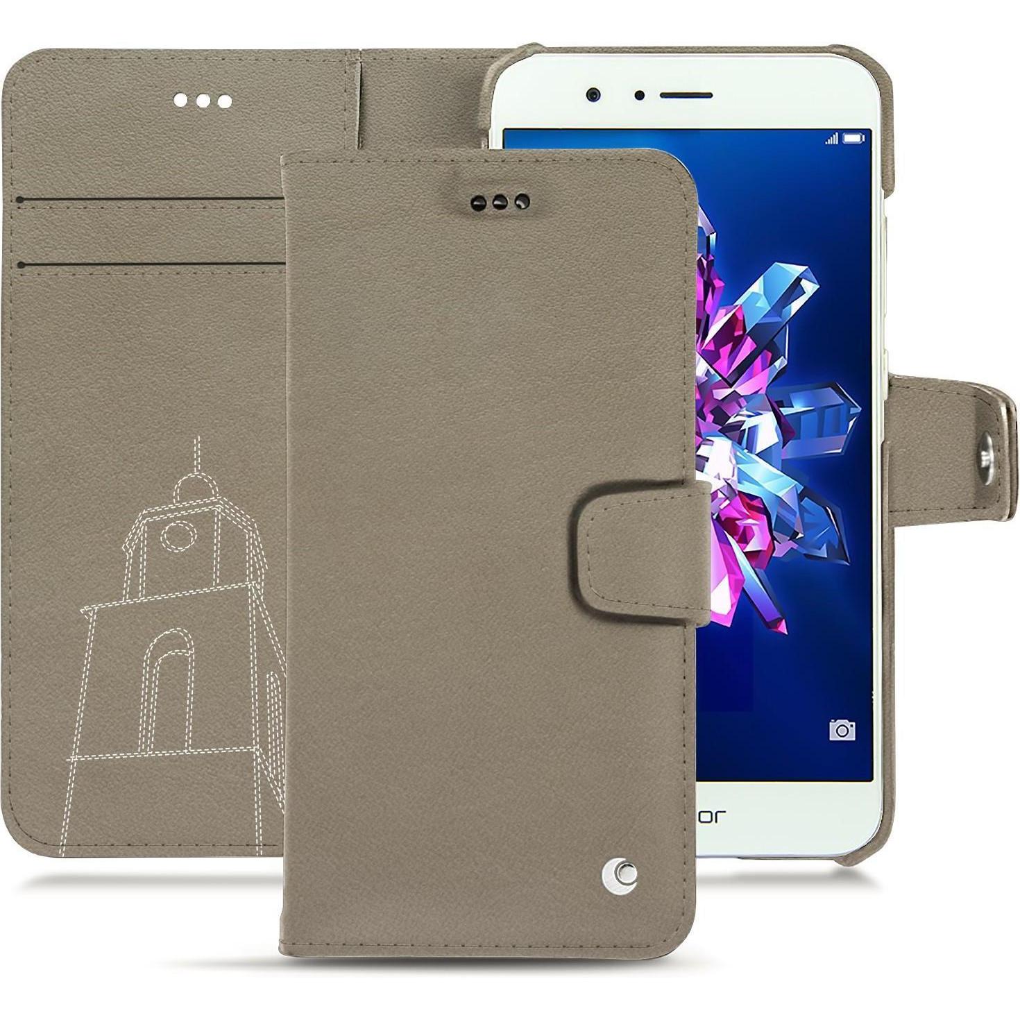 Thumbnail - Noreve Lederschutzhülle Wallet (Honor 8 Pro), Smartphone Hülle, Beige