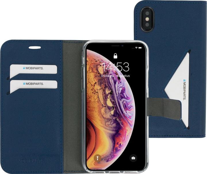 Produktbild Mobiparts Classic Wallet Case Apple iPhone X/XS Blue (Apple iPhone XS, Apple iPhone X)