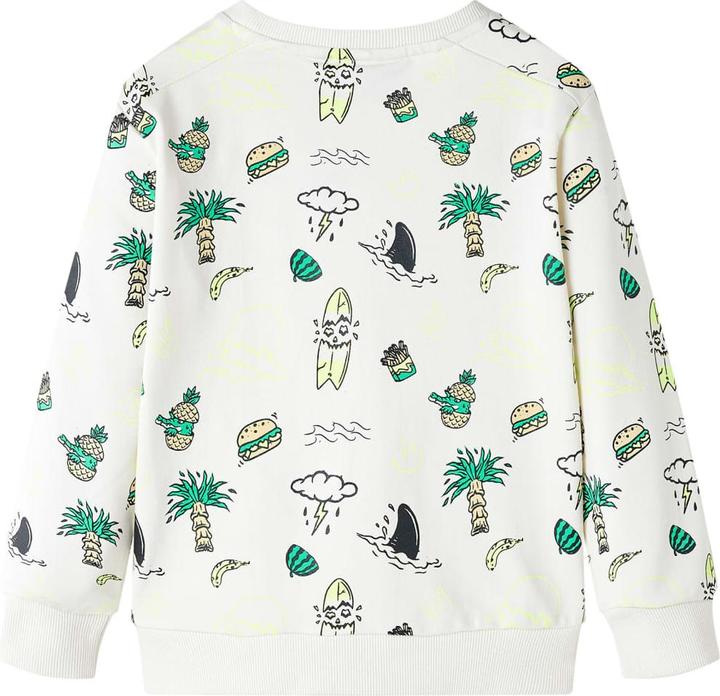 Actual product image VidaXL Children's sweatshirt light ecru 140,Material: 80 % cotton (140)