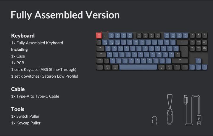 Actual product image Keychron K1 Pro (CH, Cable, Wireless)