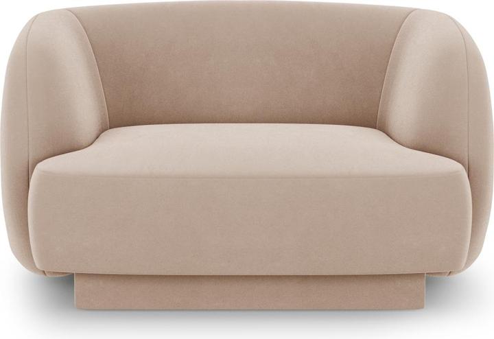 Actual product image Micadoni Velvet Armchair, "Miley", 1 Seat, 103x90x70Made in Europe (1-seater, Modular sofa)