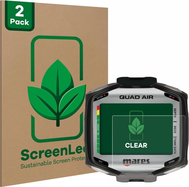 Actual product image ScreenLeaf Protective film sustainable screen protector screen protector film clear transparent