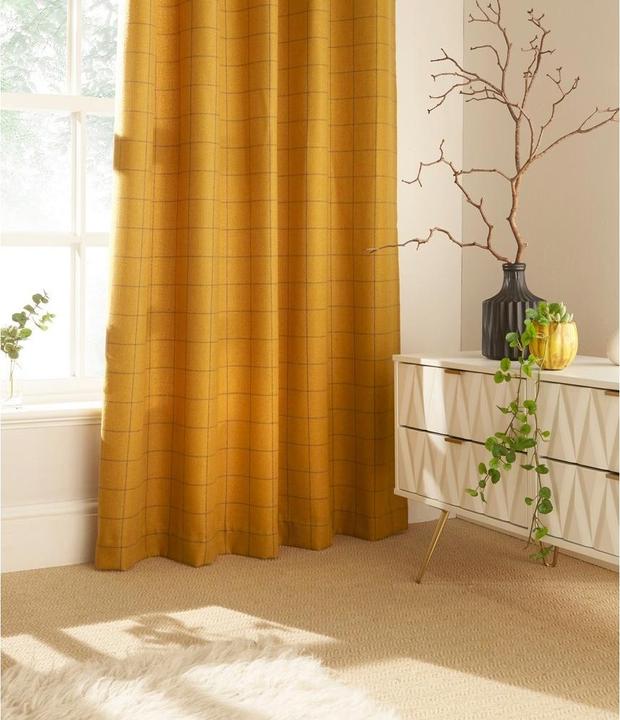 Actual product image Furn Eyelet curtains Ellis (168 x 183 cm)