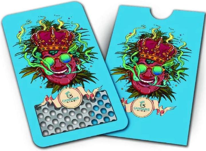 Cannabis King CK Olivier Bonhomme Grinder Card Blue