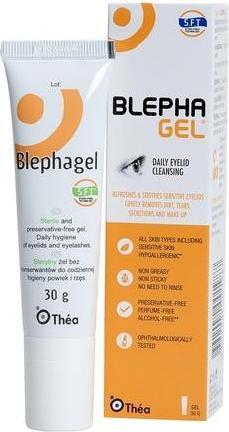 Actual product image Théa BLEPHAGEL DUO sterile cleansing gel for eyelid hygiene, 1 pc. combi pack (Cleansing gel)