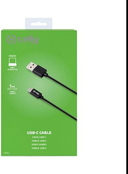 Image du produit Celly USB A – USB C (1 m, USB 2.0)