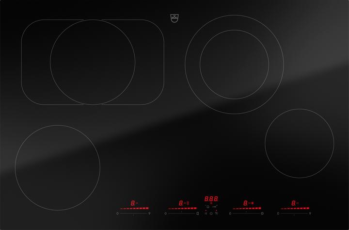 Produktbild V-ZUG CookTop V6000 A804B (76.10 cm, Glaskeramik Kochfeld)