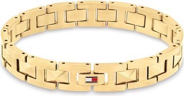 Actual product image Tommy Hilfiger Men's Gold Plated Geometric Bracelet 2790567