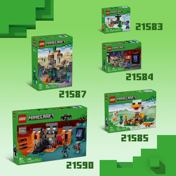 Actual product image LEGO Blasser Garten (LEGO Minecraft)