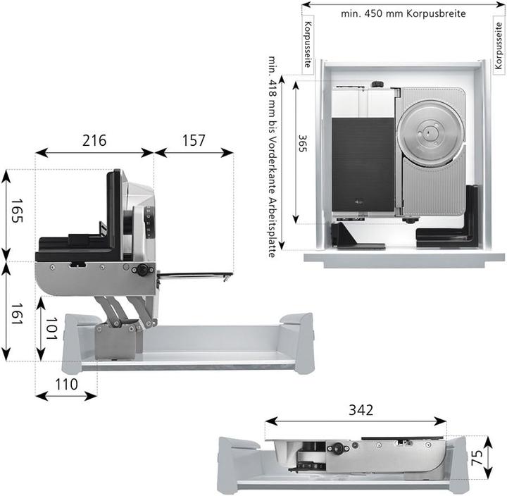 Image du produit Ritter AES 62 SL Schneidemaschine Elektro