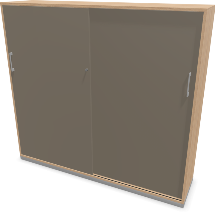 Décor en chêne ambré avec structure, Gris cubanite, Gris argenté